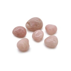 Sachet de 6 grosses pierres roulées africaines - Quartz rose- Vendu par 1