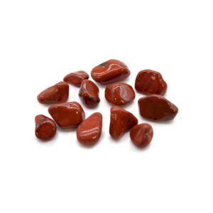 Sachet de 12 pierres roulées africaines moyennes - Jaspe - Rouge- Vendu par 1