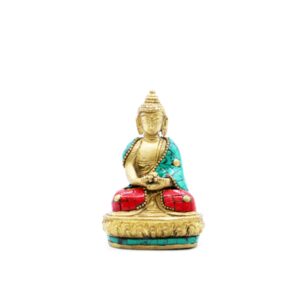 Figurine Bouddha en Laiton - Amitabha - 9,5 cm- Vendu par 1
