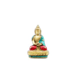Figurine Bouddha en Laiton - Amitabha - 9,5 cm- Vendu par 1