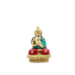 Figure de Bouddha en Laiton - Bénédiction - 7,5 cm- Vendu par 1