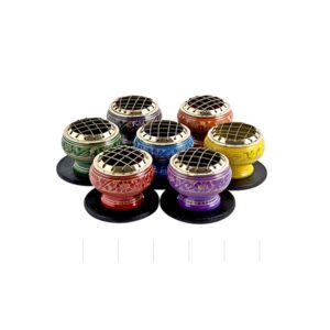 Grand pot d'encens au charbon de bois Chakra - Racine- Vendu par 1