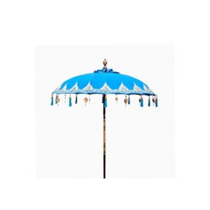 Parasol de Patio Bali - Coton - Décor Turquoise - 2m- Vendu par 1