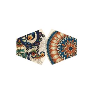 Couvre-visage mode réutilisable - Feuilles d'or (Adulte)- Vendu par 1