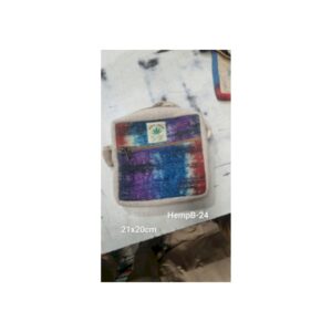 Sac Messegner en Chanvre Tiedye 1 Zip- Vendu par 1
