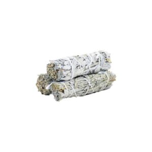 Smudge Stick - Sauge Blanche & Sauge Bleue 10cm- Vendu par 1