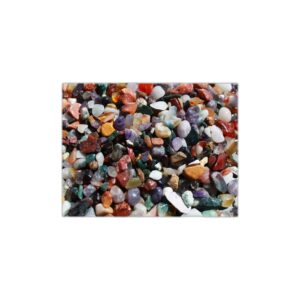 Chips de pierres précieuses naturelles mélangées - 1KG- Vendu par 1