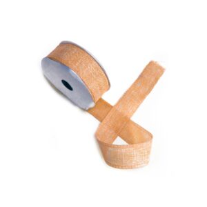 Ruban Texture Naturelle 38mm x 20m - Orange Vintage- Vendu par 1
