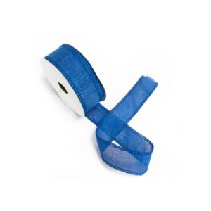 Ruban Texture Naturelle 38mm x 20m - Bleu Marine- Vendu par 1