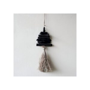 Pompon en bois flotté à suspendre 42 cm- Vendu par 1