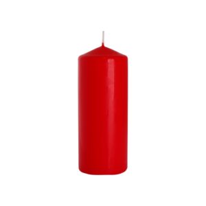 Bougie Pilier 60x150mm - Rouge- Vendu par 6