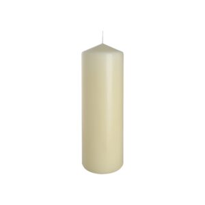 Bougie Pilier 80x250mm - Ivoire- Vendu par 6