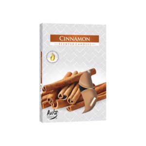 Coffret de 6 Bougies Chauffe-Plat Parfumées - Cannelle- Vendu par 1