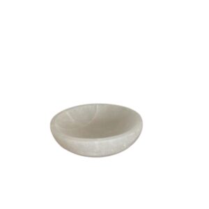 Bol Rond en Sélénite - 15 cm- Vendu par 1