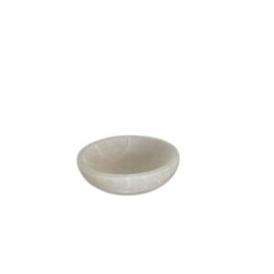 Bol Rond en Sélénite - 15 cm- Vendu par 1