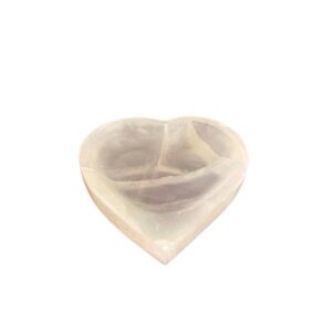 Bol Coeur en Sélénite - 15cm- Vendu par 1