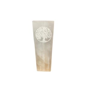 Lampe Bloc de Sélénite 25cm - Arbre de Vie- Vendu par 1