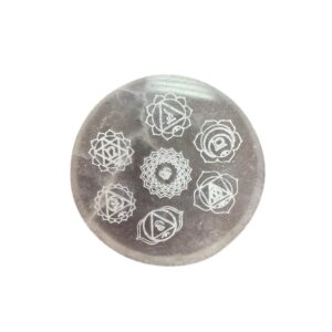 Petite plaque de chargement 8 cm - Chakra Design- Vendu par 1