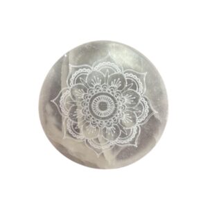 Petite plaque de chargement 8 cm - Mandala Design- Vendu par 1