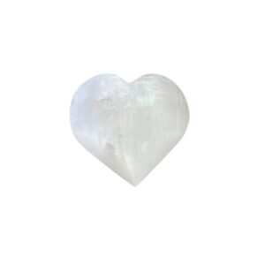 Coeur Sélénite - 10 cm- Vendu par 1