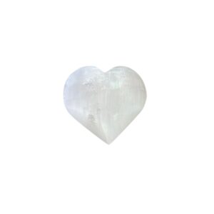 Coeur de Sélénite - 7-8 cm- Vendu par 1
