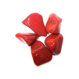 Pack de 24 L Tumble Stone - Jaspe - Rouge- Vendu par 1