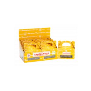 Boîte de - Cône Dhoop à reflux en bois de santal Satya- Vendu par 1