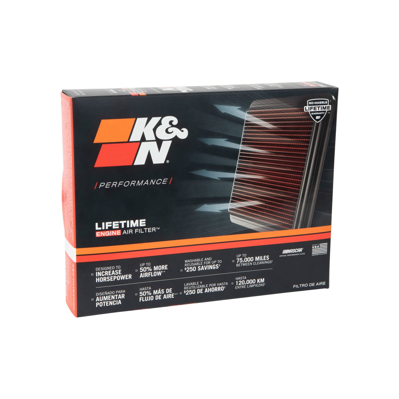 Filtre à air K&N - BMW G650 XCHALLENGE / XMOTO / XCOUNTRY 07-10 – Image 2