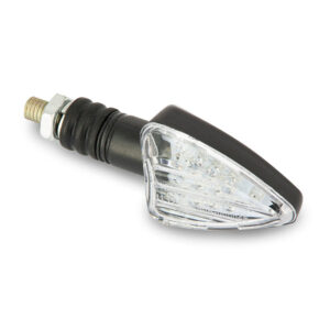 Paire de mini clignotants LED triangulaire long - noir