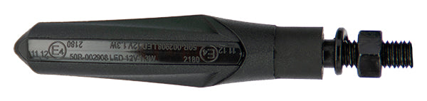 Paire de clignotants universels séquentiels à Leds - Noir avec cabochon fumé – Image 2