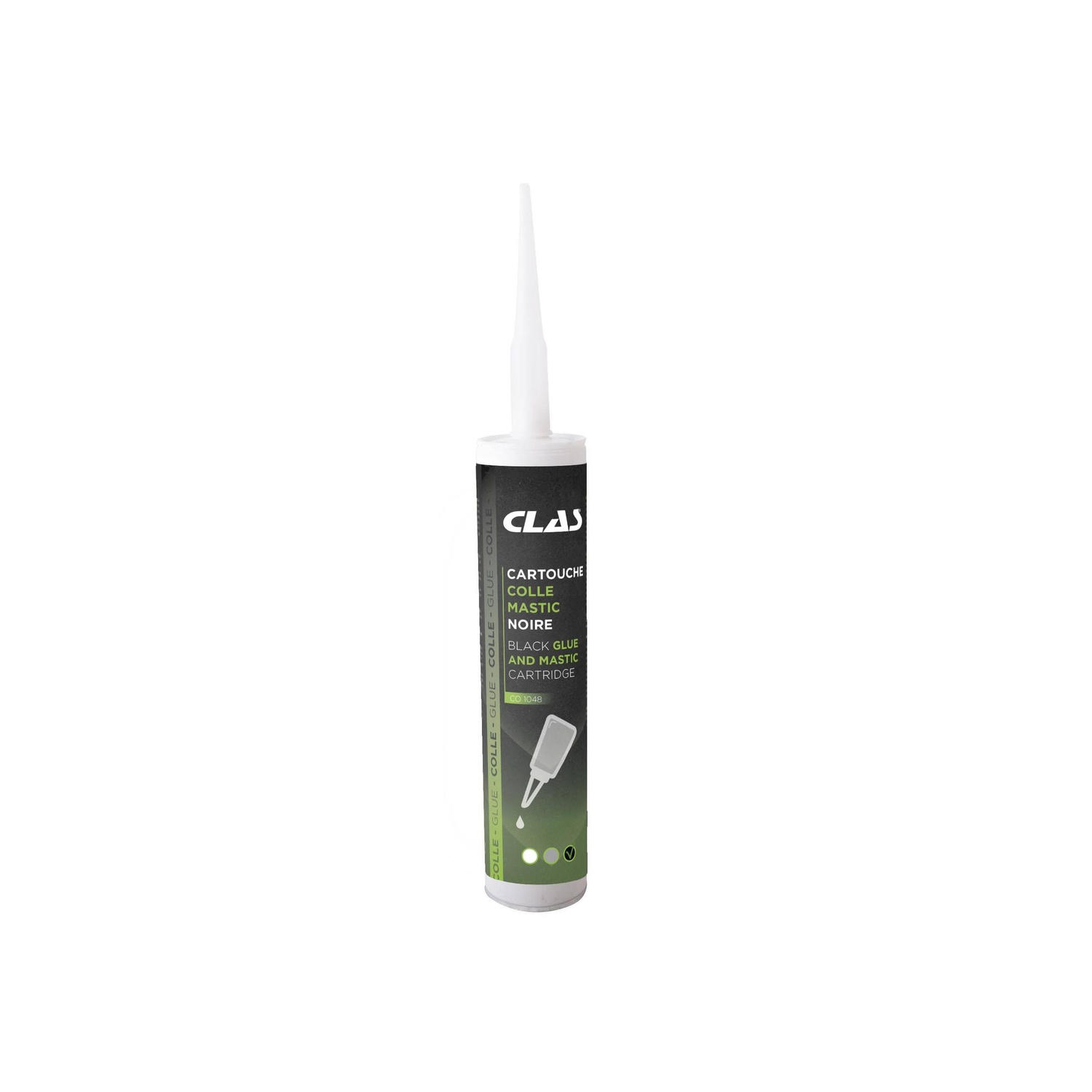 Cartouche colle mastic noire 310ml - CO 1048 - CLAS Equipements