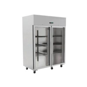 Armoire Réfrigérée Positive 2 Portes Vitrées GN 2/1 1400 L