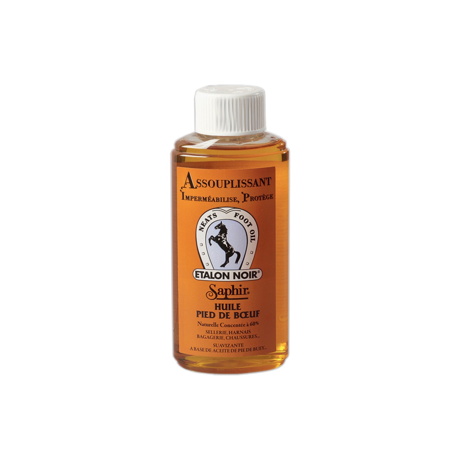 SAPHIR HUILE PIED BOEUF NOIR 200ML