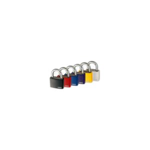 CADENAS 40MM ALU 6 COULEURS BLIST