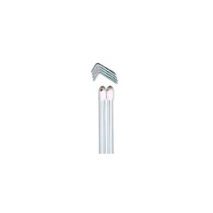TRINGLE VIT RONDE BLC 30X45 X2