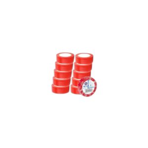 ADHESIF LOTX10 PVC ELEC ROUGE15X10