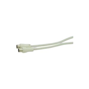 CORDON COAX 100HZ 1.5M BLANC