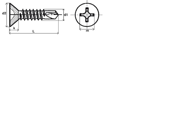 VIS AUTOPERCEUSE TF 4.2X19 ZG - Vendu par 500 – Image 2
