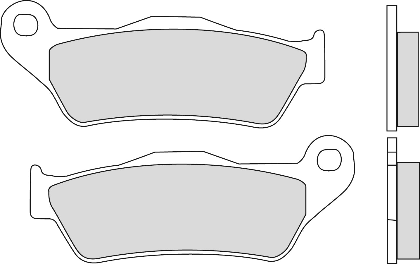 Plaquette de frein Métal Fritté Sinter Grip Road - R90