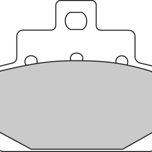 Plaquette de frein Semi-Métal Eco-Friction Route - R90