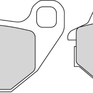 Plaquette de frein Semi-Métal Eco-Friction Route - R90