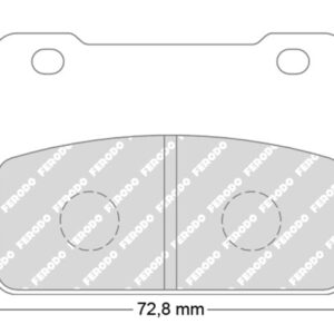 Plaquette de frein Semi-Métal Eco-Friction Route - R90