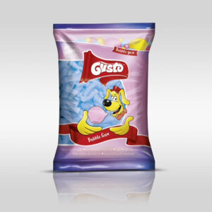 GUSTO CORN PUFFS BUBBLE GUM 18x80G
