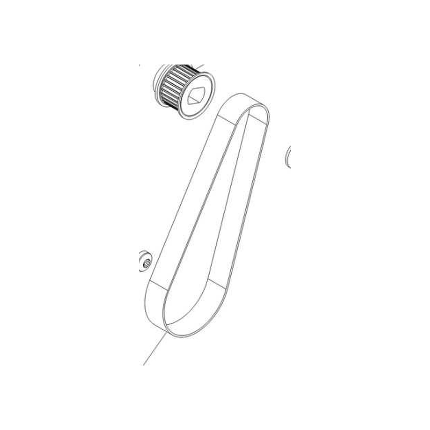 Courroie dentée autolaveuse karcher br35/12 - KARCHER - Accessoires autolaveuses