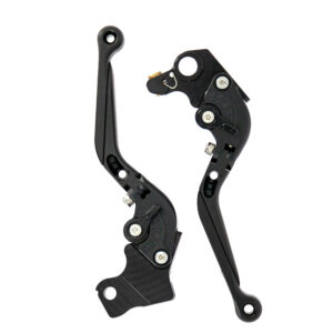 Kit Leviers de Frein et d'Embrayage Anodisés Noir compatible avec les motos de marque BMW