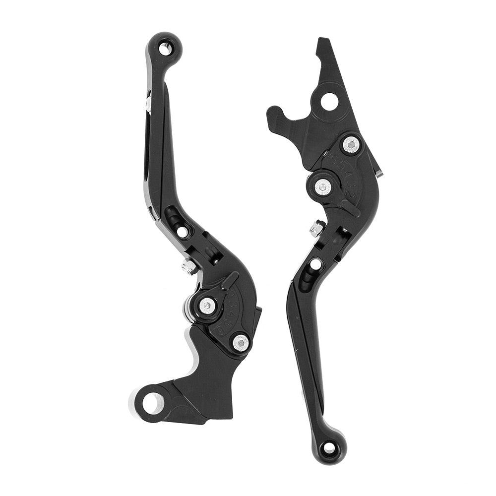 Kit Leviers de Frein et d'Embrayage Anodisés Noir compatible avec la marque Yamaha
