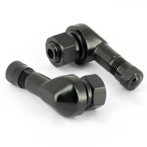 Valve de Roue Aluminium coudée - Noire - 8.5MM