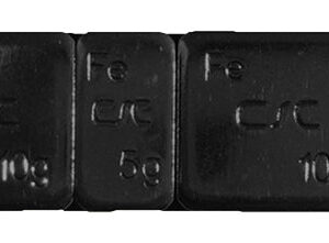 Masses d'Equilibrage Noires - 10x Barrettes de 60g (5 et 10g) - (10 pcs)