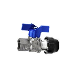 Vanne pour tube ø20 taraudée F 1/2"G pour réseau d'air comprimé - KR 7050 - CLAS Equipements