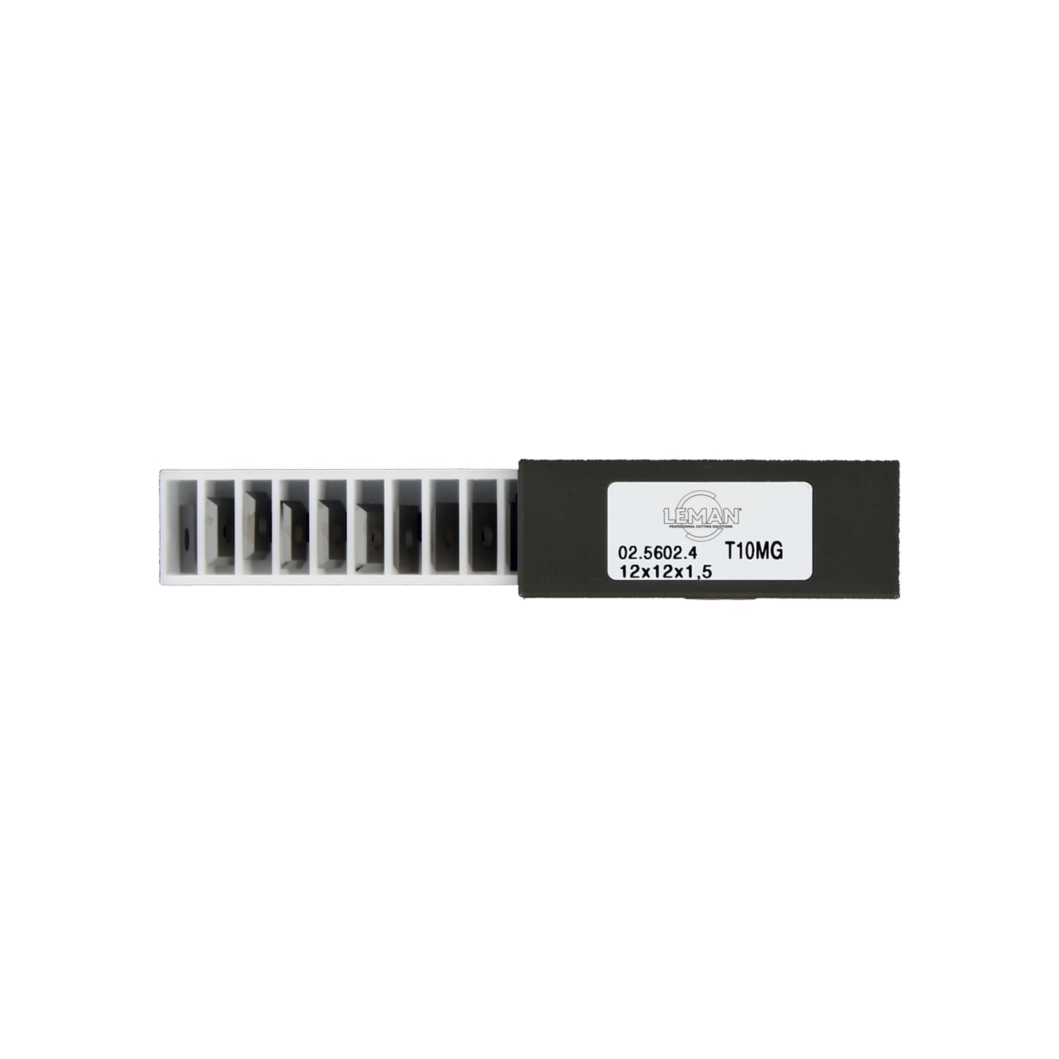 PLAQUETTE K050 MICRO-GRAIN 50X12X1,5/2 COUPES 45° HM - 02.5606.2 - LEMAN